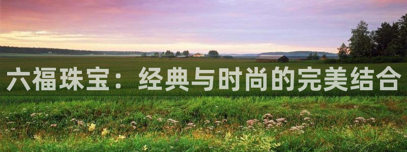新宝5入口：六福珠宝：经典与时尚的完美结合