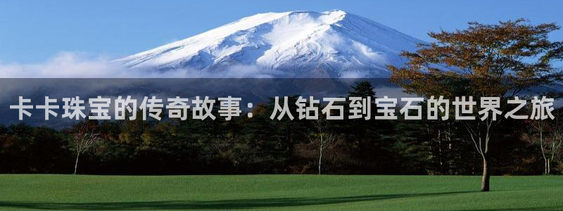 新宝5官网67五壹叁八：卡卡珠宝的传奇故事：从钻石到宝石的世界之旅