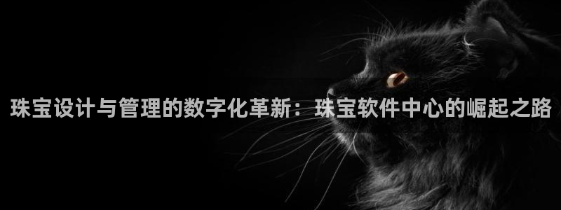 新宝5官网67五壹叁八：珠宝设计与管理的数字化革新：珠宝软件中心的崛起之路