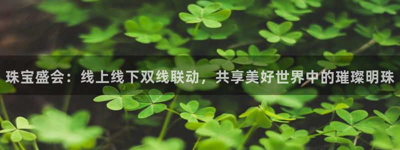 新宝5开好：珠宝盛会：线上线下双线联动，共享美好世界中的璀璨明珠