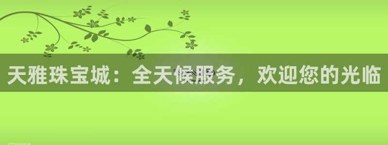 新宝5分彩：天雅珠宝城：全天候服务，欢迎您的光临