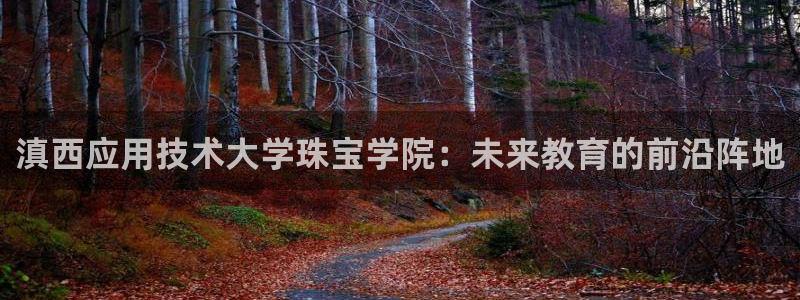 新宝5上70 667：滇西应用技术大学珠宝学院：未来教育的前沿阵地