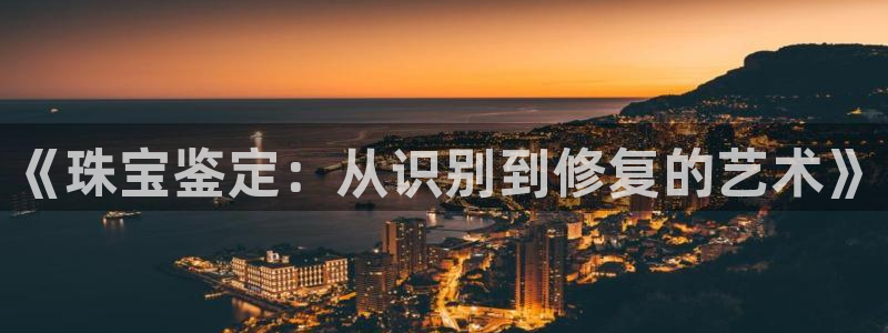 新宝j2O5O5O：《珠宝鉴定：从识别到修复的艺术》