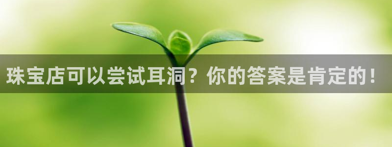 新宝5测速线路：珠宝店可以尝试耳洞？你的答案是肯定的！