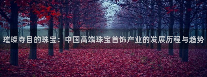 新宝5在哪里：璀璨夺目的珠宝：中国高端珠宝首饰产业的发展历程与趋势