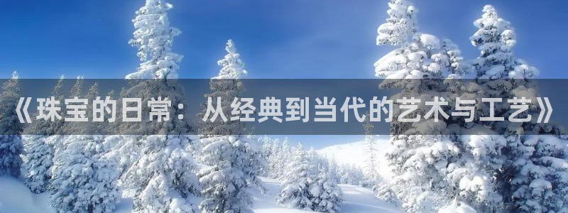 新5宝：《珠宝的日常：从经典到当代的艺术与工艺》